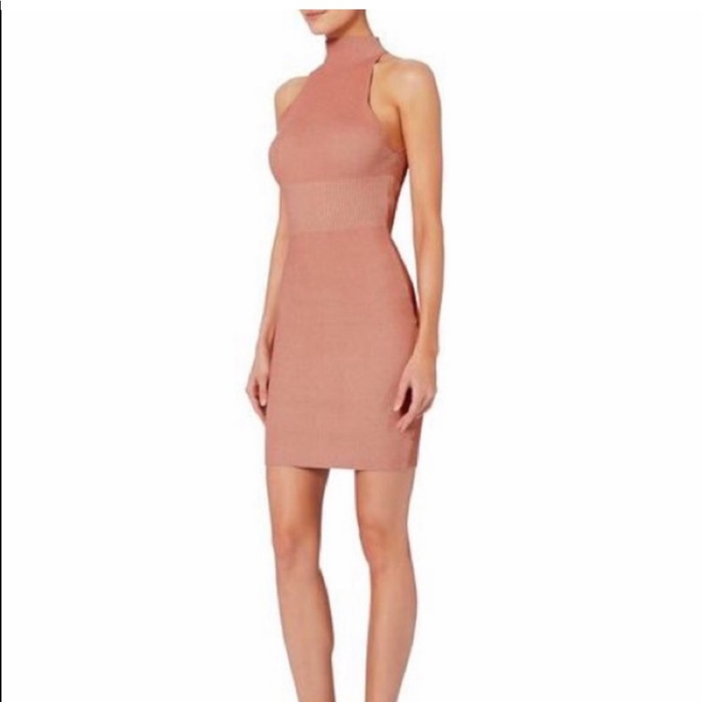 Ronny kobo fairuzaline bodycon mock neck dress - XS